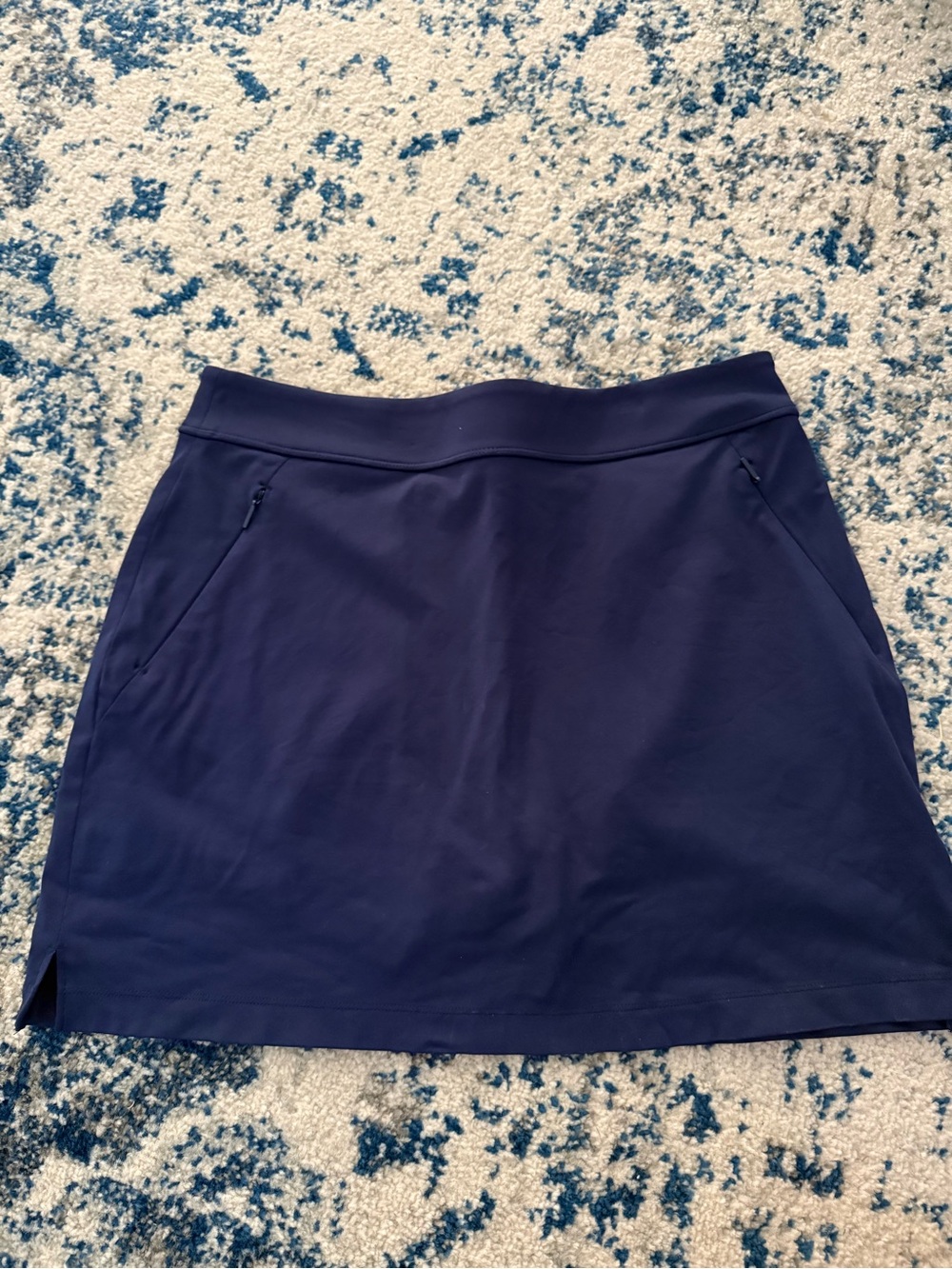 Tommy Bahama Navy Active Skirt with Zip Pockets